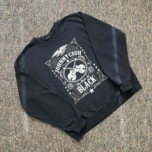 Johnny Cash Man In Black Crew Neck